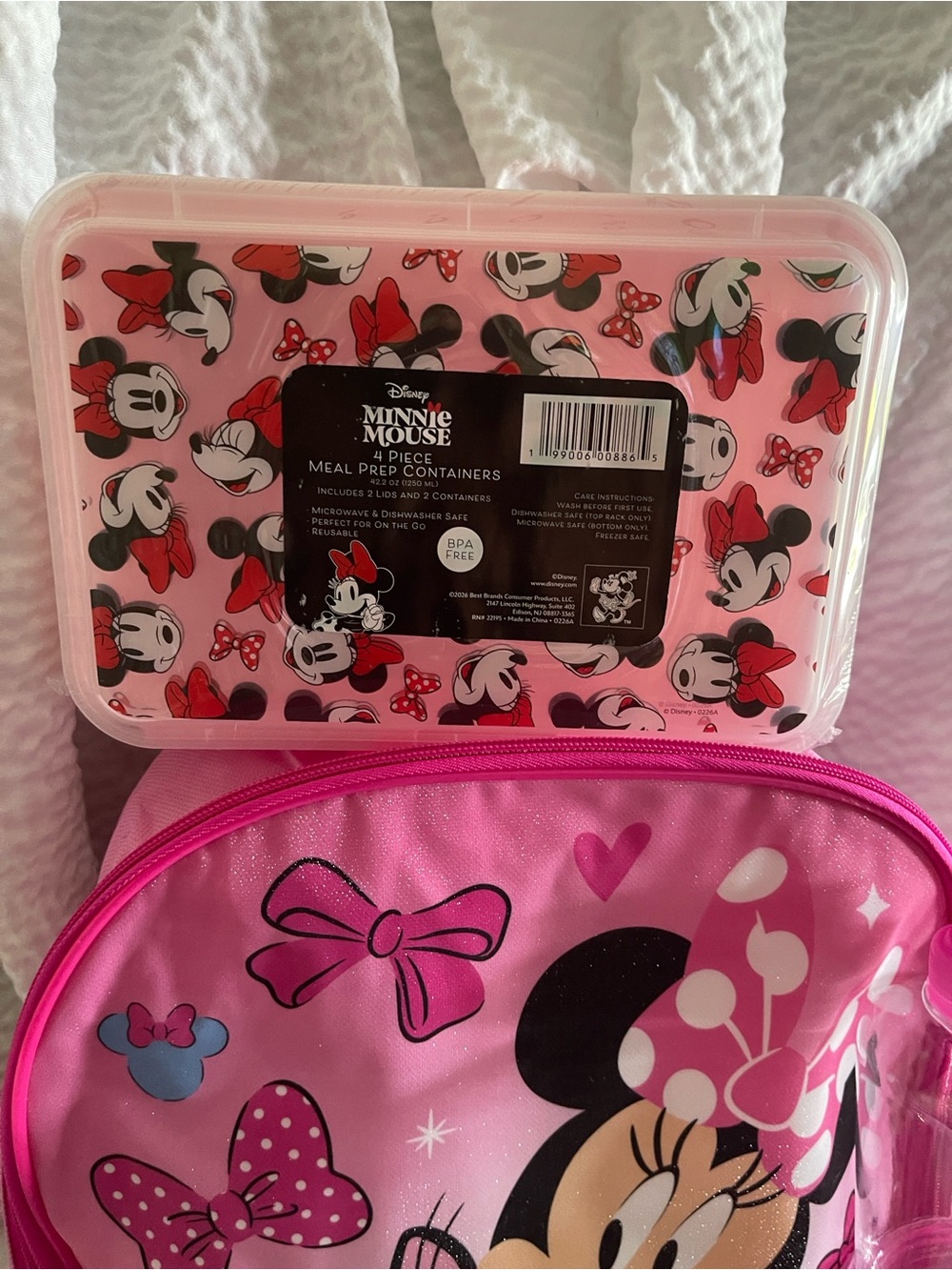 Disney Minnie Mouse Pink School Set with Backpack, Lunchbox & Accessories - Picture 7 of 10